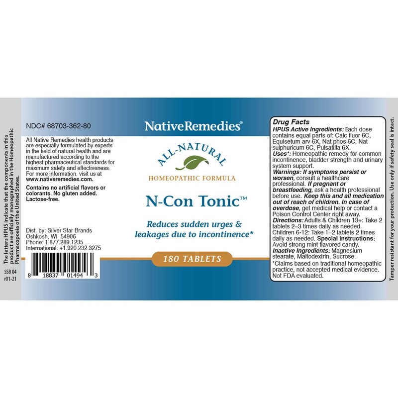 NativeRemedies N-Con Tonic 2 Pack