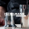Fackelmann Miscelatore Shaker in Acciaio Inossidabile, Argento, Capacità 400ml