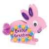Baker Ross Easter Bunny Cards Blank Pack of 10 Easter