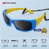 RIVBOS RBK003 Kids' Sunglasses, Polarized Lenses, Rubber Frame, UV Protection,