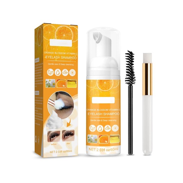 Eyelash Shampoo, Greatlizard Eyelash Shampoo for Eyelash Extensions, Gentle Foam
