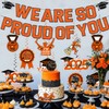 LARRAZABAL Orange Graduation Decorations 2025, We are So Proud of