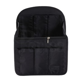 Periea Backpack Organiser Insert 'Gwen' - Rucksack Organizer with 13 Compartments (Black, Large)