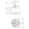 LIXIL INAX Kitchen Hardware Single Lever Head Parts PK-A-1943-10