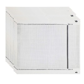 Pssopp 50Pcs Knitting Machine Punch Card 40 Stitch Blank Punch Card for Knitting Machine KH860 KH868 KH260 KH881 KH891 KH892 KH893 KH894