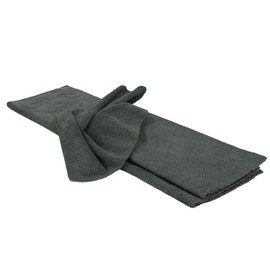 Detailer's Preference All-Purpose Terry Weave Microfiber Dual Pile Towels 12”x24” Gray 12-Pack