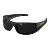 Bloomoak Super Dark Lens Black Polarized Sunglasses|Wrap Around Sport Sunglasses|UV400|CAT