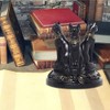 Comimark 1pc Bastet Cat Goddess Statues, Black Cat Statue, Ancient