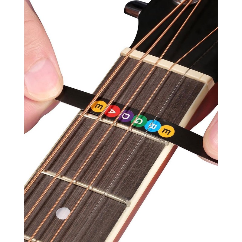 KGDUYC 4pcs Guitar Fingerboard Sheet Music Stickers, Fingerboard Guitar Neck