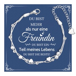 CheersLife Friendship bracelets, best friend gifts, gift girlfriend, star, heart, clover, butterflies, bracelet, ladies sisters, birthday gift, Christmas, Valentine's Day