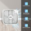 EZ-CHILL 20" Box Fan, 3 Speed Ful Force Air Circulation,