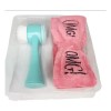 Kit De Cepillo Facial Limpiador Diadema Banda Para El Pelo