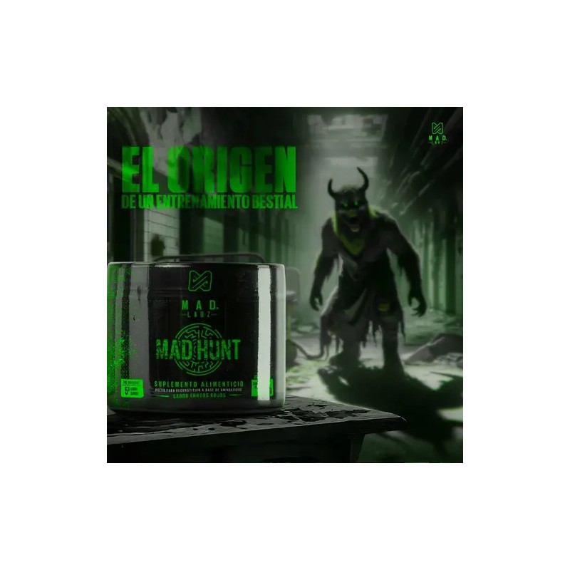 Pre Workout Mad Labz 210g Mad Hunt 30 Servicios Oxido