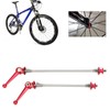 Bicycle Wheel Hub Front and Rear Skewers Mountain Bike Quick