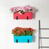 4-Pack Adjustable Planter Box Bracket,Flower Window Box Bracket,Planter Shelving with