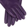 Nappaglo Nappa Leather Gloves Warm Lining Winter Button Decoration Imported