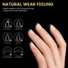 BORN PRETTY Nail Tips, 288 pcs, Ultra Thin, Clear, Sanding,