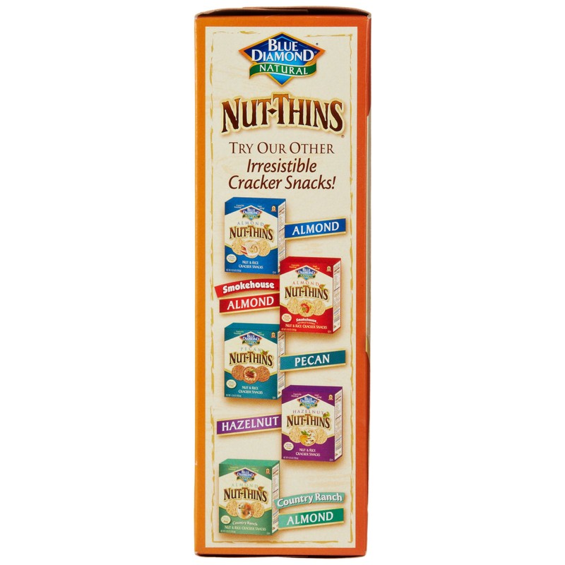 Blue Diamond Almond Nut Thins, Cheddar Cheese, 4.25 Oz