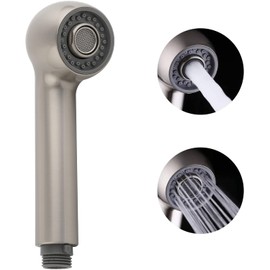 Pull Out Kitchen Faucet Head 2 Function Sink Sprayer Head Replacement, G1/2 or 13/16 Inch Male Connector, NOT UNIVERSAL, Spray Head Faucet Head Kitchen Tap Sprayer Spout, Brushed Nickel