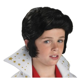 Elvis Presley: Elvis Presley Wig for Kids by Rubies, Boy's No Size