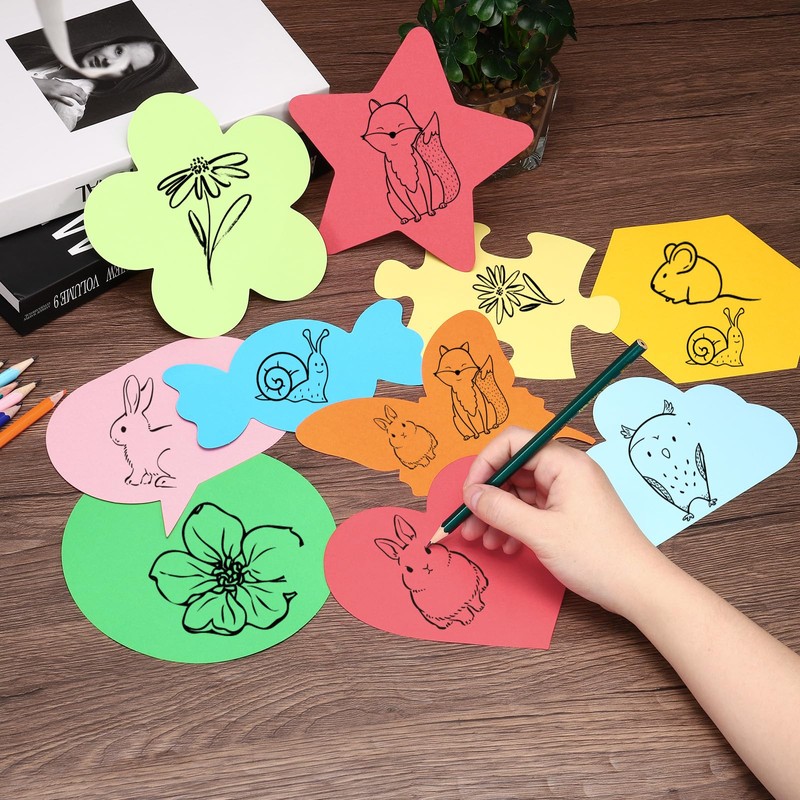 PATIKIL 4.2 x 6.1 inch Paper Cut-Outs, 36 Pieces Clouds