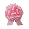 5.5 Inch Pink Flora Satin Pull Bow - 20 Loops