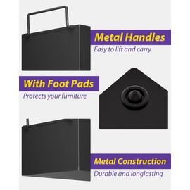 NelyBet Paper Plate Holder Reusable - Outdoor Utensil Caddy with Dual Handles, Perfect for Cutlery Holder, Picnic Caddy, and Silverware Holder for Party, Everyday Dining Essentials, Easy to Clean