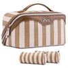 BOYATU Travel Makeup Bag for Women: Large Cosmetic Bag Set