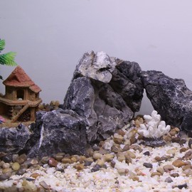 VOCOSTE Coral Reef Decor, Mini Faux Coral Decor for Aquarium Decorations, White, 1.77"x1.85"