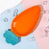 Koythin Carrot Shaped Ceramic Spoon Rest, Stovetop Cooking Utensil Holder