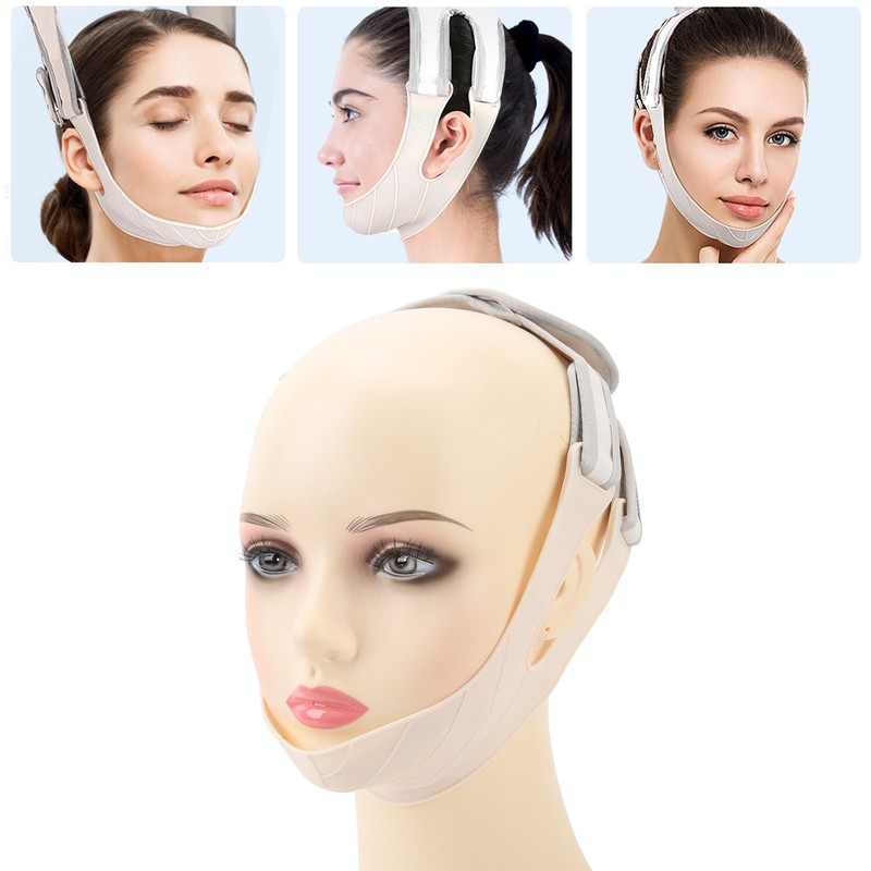Beauty Face Sculpting Chin Strap Breathable Compression Prevent Skin Sagging