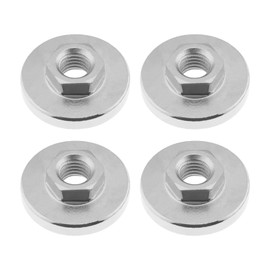 YINETTECH 4Pcs M14 Angle Grinder Flange Nut Replacement Compatible with 125/150/180/230 Type Angle Grinder Metal Angle Grinder Disc Quick Change Locking Flange Nut