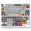 Doxiuyo Comic Style Colorful Mixed Light Keycaps Machine Keycap Decoration