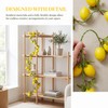 Yattuyix 2 Pcs Artificial Lemon Branches, 55cm Simulation Lemons(Yellow)