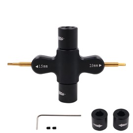 WANGCL 4 IN 1 RC Hex Screwdriver Aluminum Alloy Quick Release Wrench Tool for FPV Quadcopter RC Drone Rc car