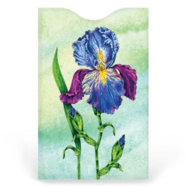 Monarque RFID Blocking Credit Card Sleeves, Set of 6 (Flowers)
