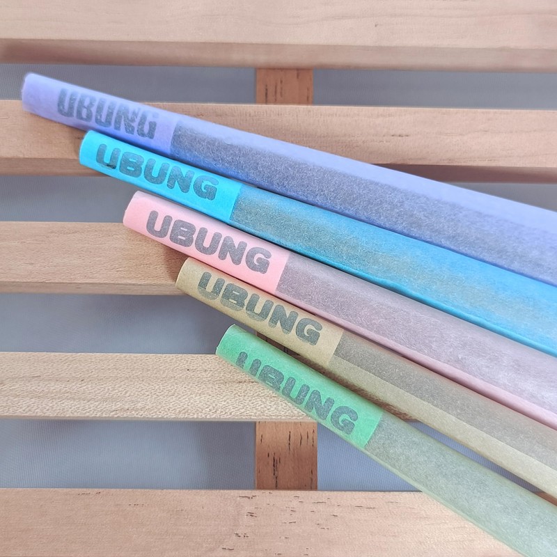 UBUNG Rainbow Cones | 50 King Size Conical Pre-Twisted Sleeves