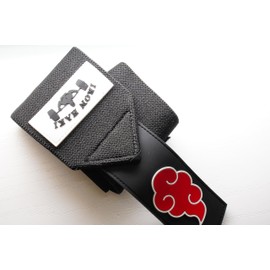 Generic Anime Wrist Wraps Ideal for Weightlifting, Powerlifting, and CrossFit. One Size Fits All. Premium Wrist Support for Gym Workouts (Cloud), Black