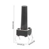 6x6x15mm Tactile Pressure Switch DC12V 50mA DIP Micro Momentary Tact
