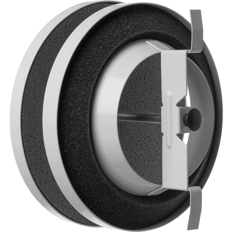 Diameter 100 mm White Metal Anemostat - Supply Air Disc