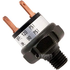 Vixen Horns 90-120 PSI Air Pressure Switch Tank Mount Type 1/8" NPT 12V/24V for Train/Air Horn VXA6120