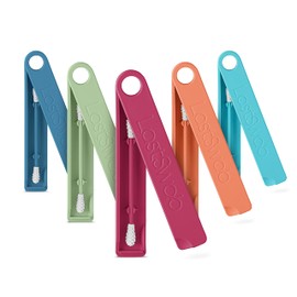 LastSwab Reusable Cotton Swabs for Ear Cleaning - Eco Friendly Q tips - Bio-Based Carrying Case - Easy to Clean - Designed in Denmark