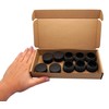 SKIR'CO (10 pcs) Round Tube Inserts 38 mm, Fence Post