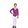 Hamishkane Kids Girls Long Sleeves Round Neck Leopard Print Gymnastics