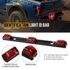 Partsam Red Clearance ID BAR Marker Light 3 Light 9