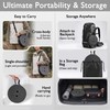 Collapsible Stool for Adults, Portable Folding Stool for Camping