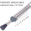 Tall Adult Walking Crutch (Pair), Lightweight Stainless Steel Lower crutched