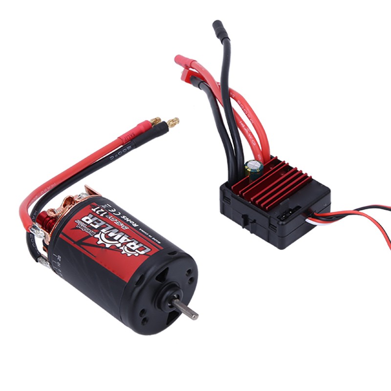 5-Slot 550 Brushed Motor 80A ESC Combo Set RC Car