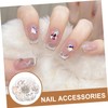 Ipetboom Unique Patch Rhinestones Nail Charms 7 Grids Set Manicure