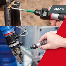 Wiha 283521150"I Torque Screwdriver, Black/Red, Size 2 40-150 N cm